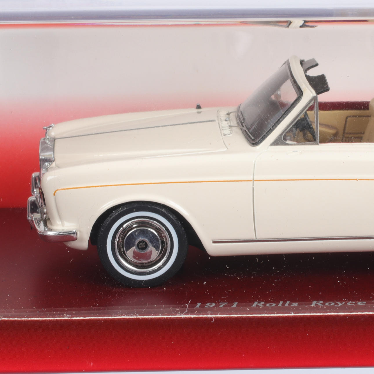 MODEL CAR, metal/resin, Rolls Royce Corniche Convertible, 1971