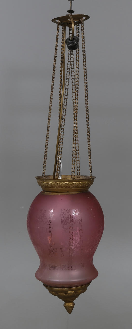 MÅNSKENSAMPEL, omkring 1900, total höjd 72 cm.