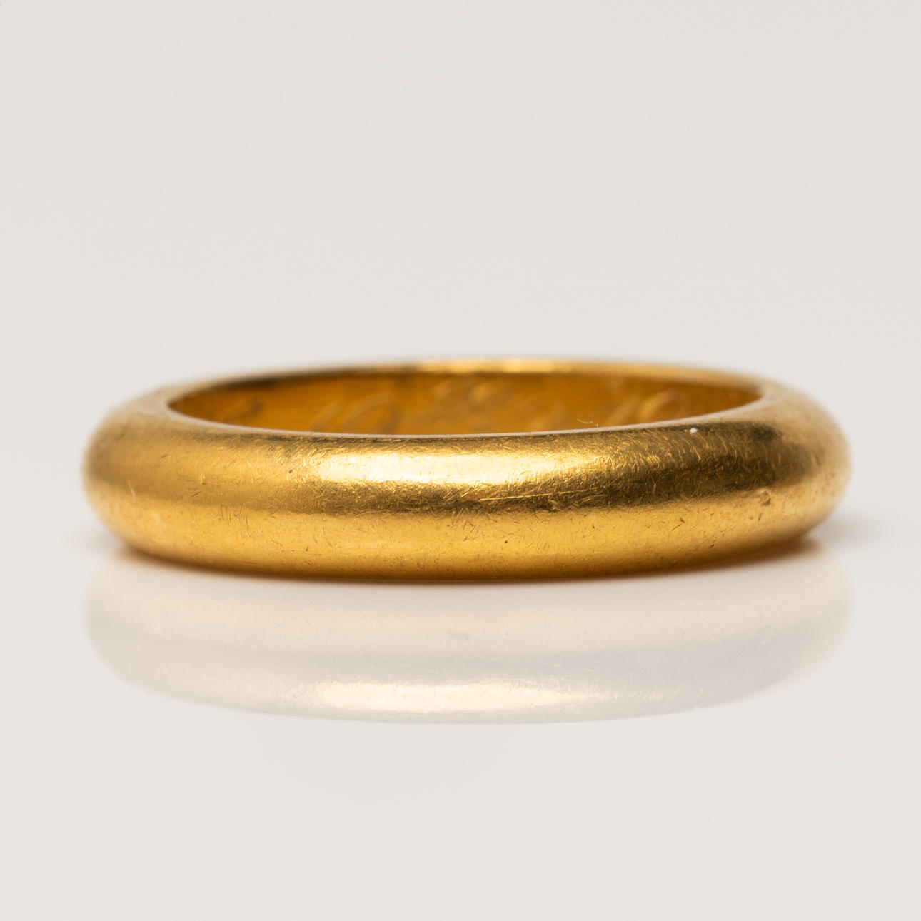 RING, 23K guld, A Hildebrand, Gävle, 1919.