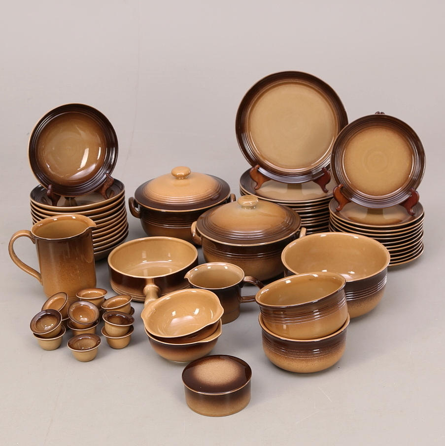 MATSERVIS, 60 delar, stengods, Höganäs.