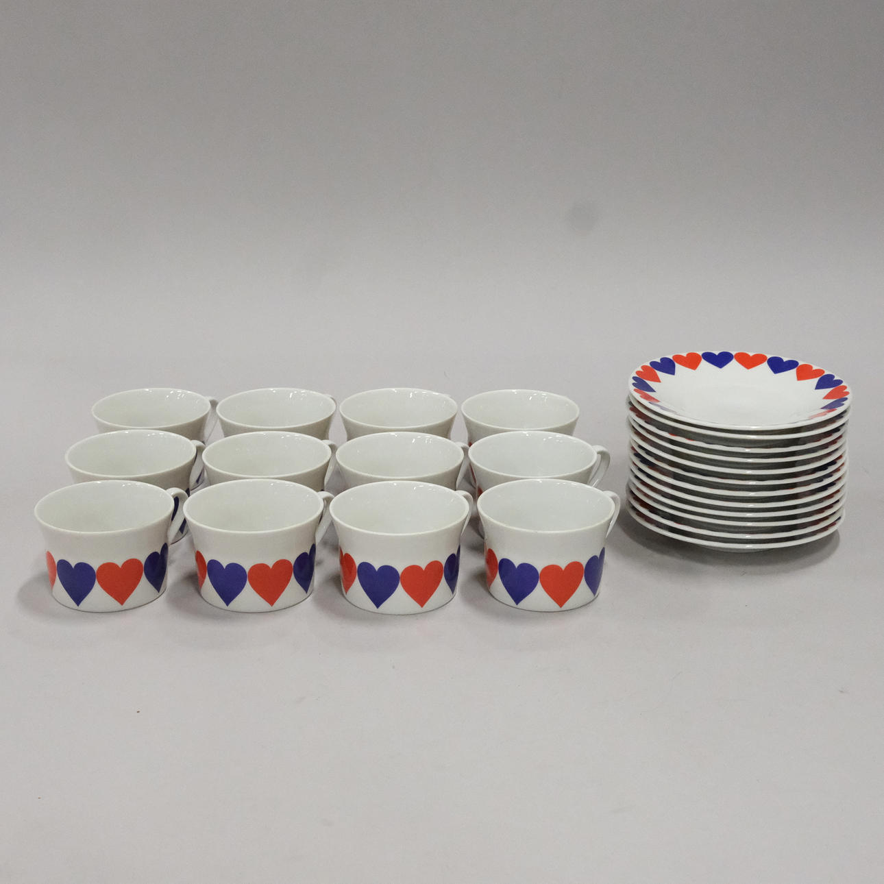 SET DE CAFÉ, SCHERZER, BAVARIA, 1960/70, 24 PIEZAS.