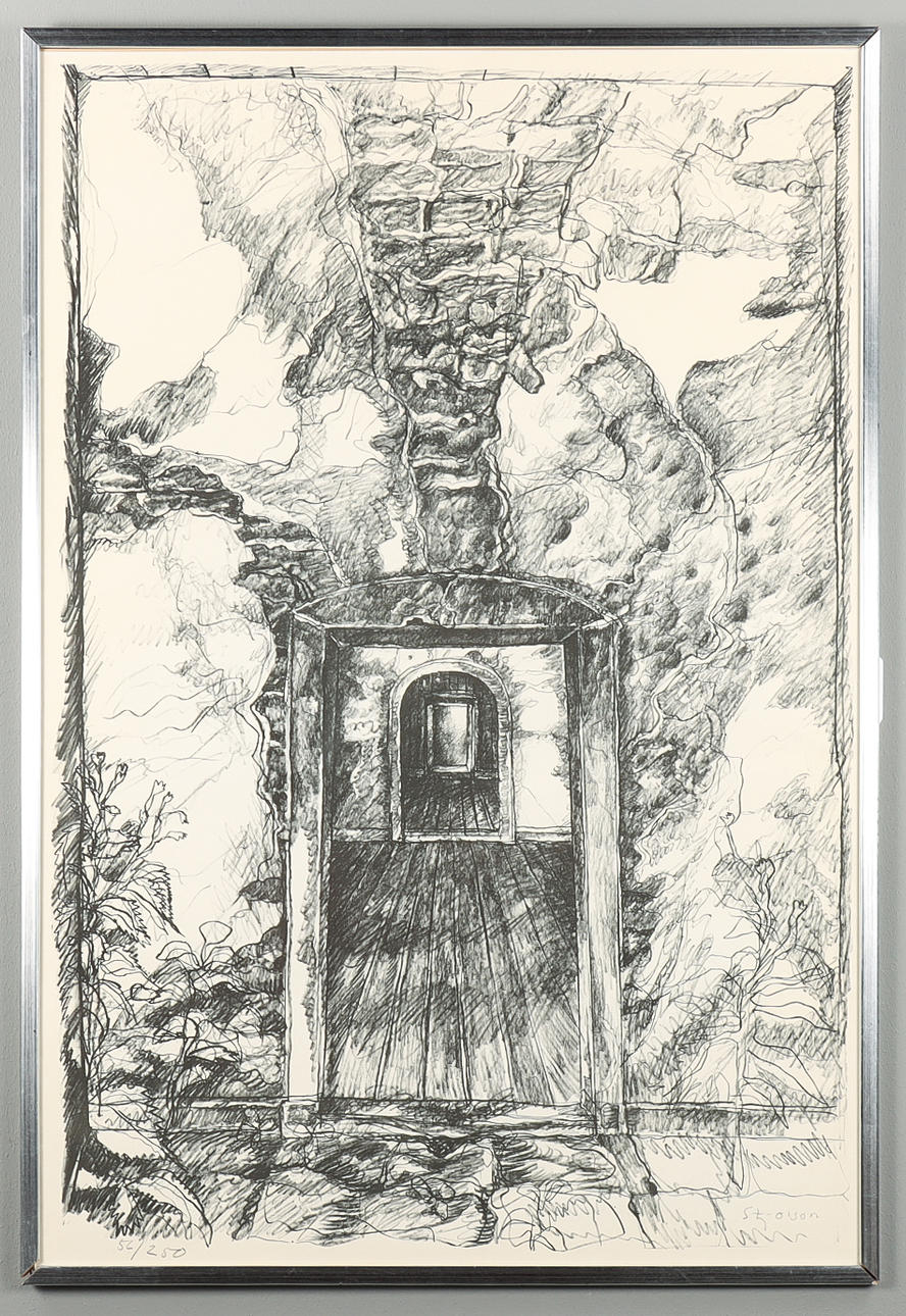 STIG OLSON. Lithografie 56/250, signiert.