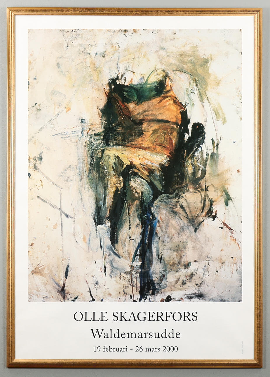 EXHIBITION POSTER Olle Skagerfors, Waldemarsudde.