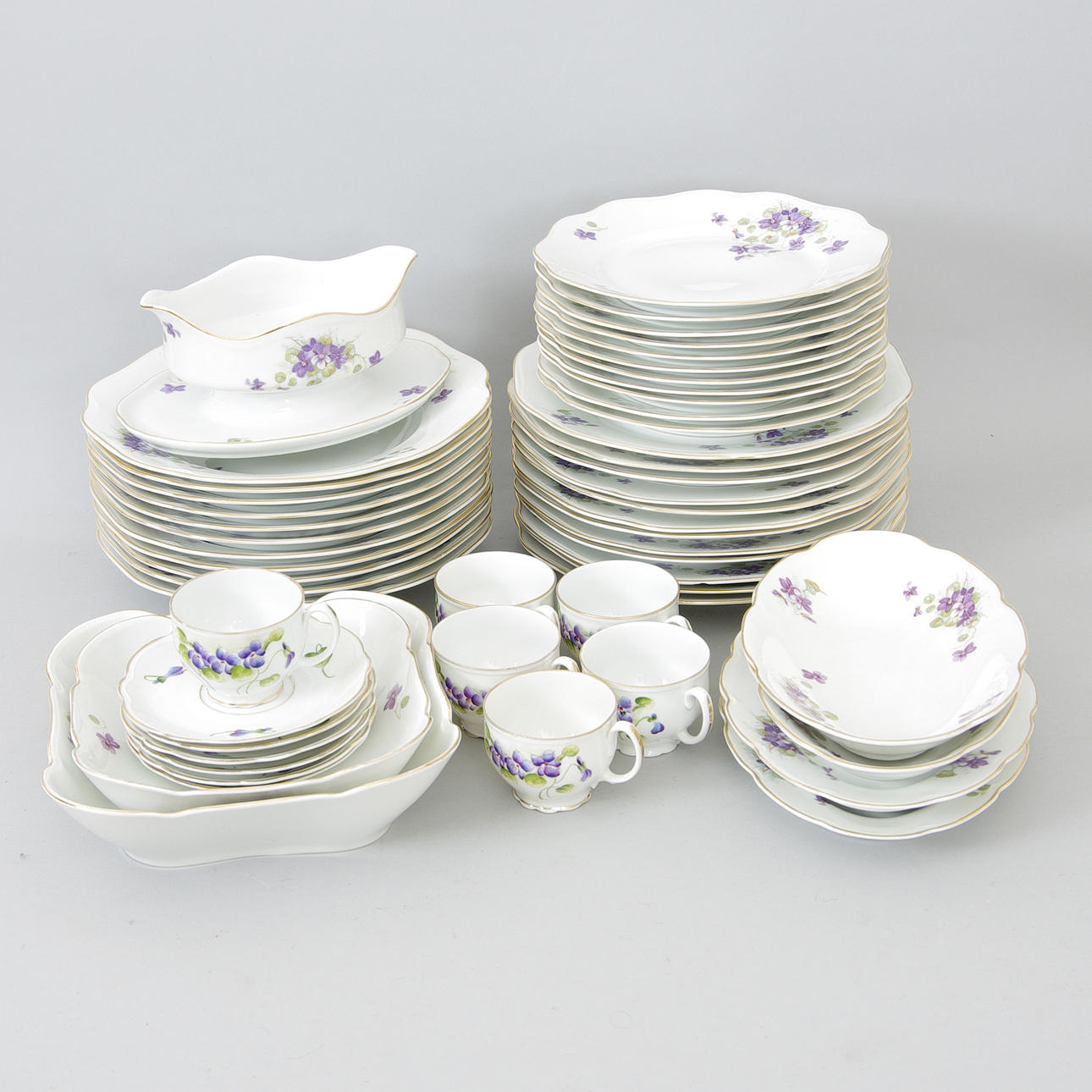 MAT OCH KAFFESERVISDELAR, "Feston", Tjeckoslovakien.