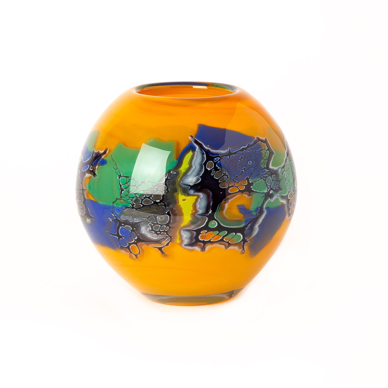 VAS, Glas, signiert.