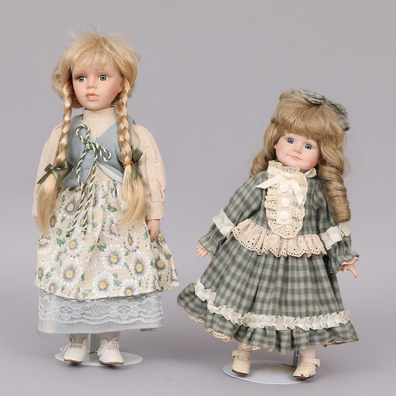 Dos muñecas de porcelana, Alemania.