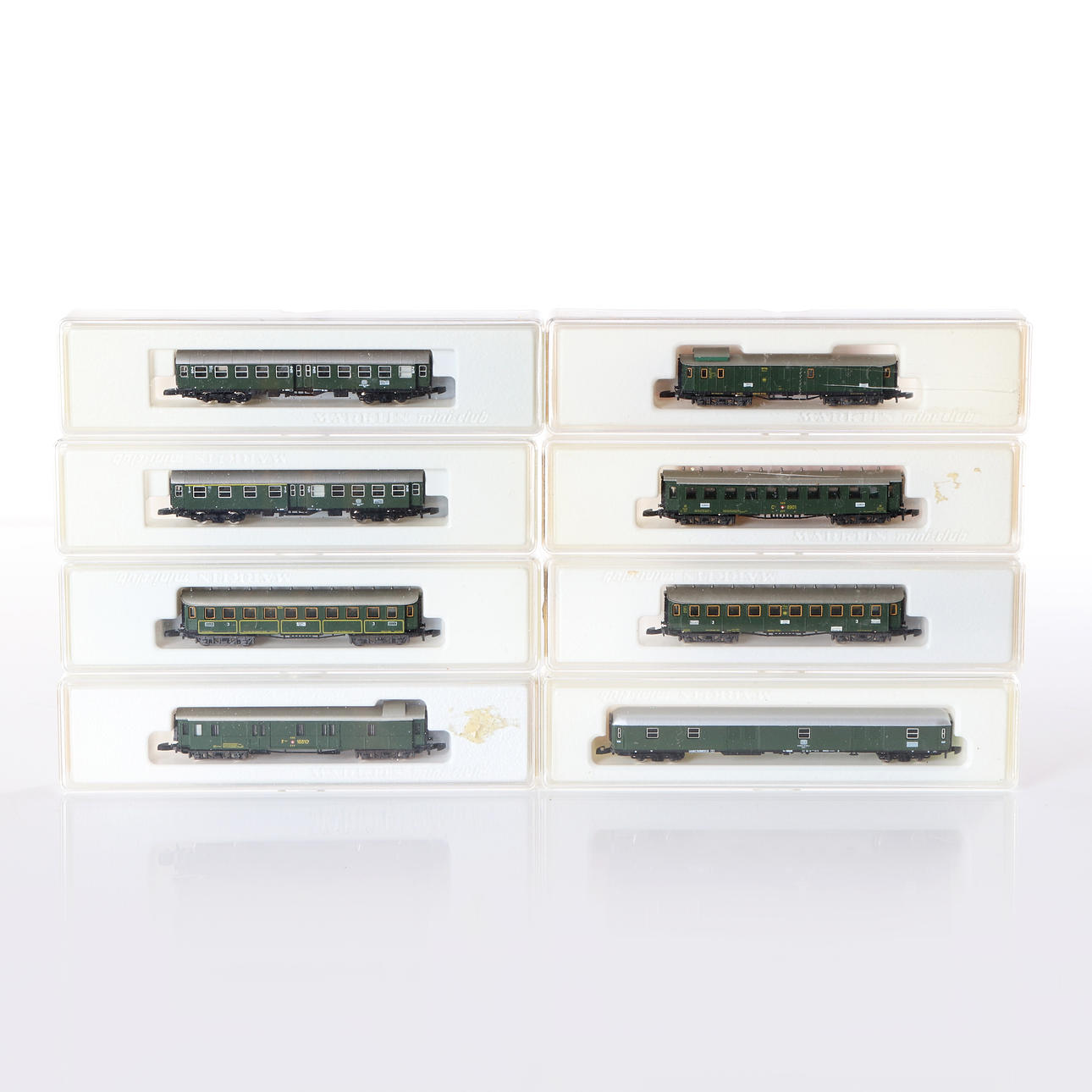 MÄRKLIN, CARTS, EIGHT PCS. The Mini Club.