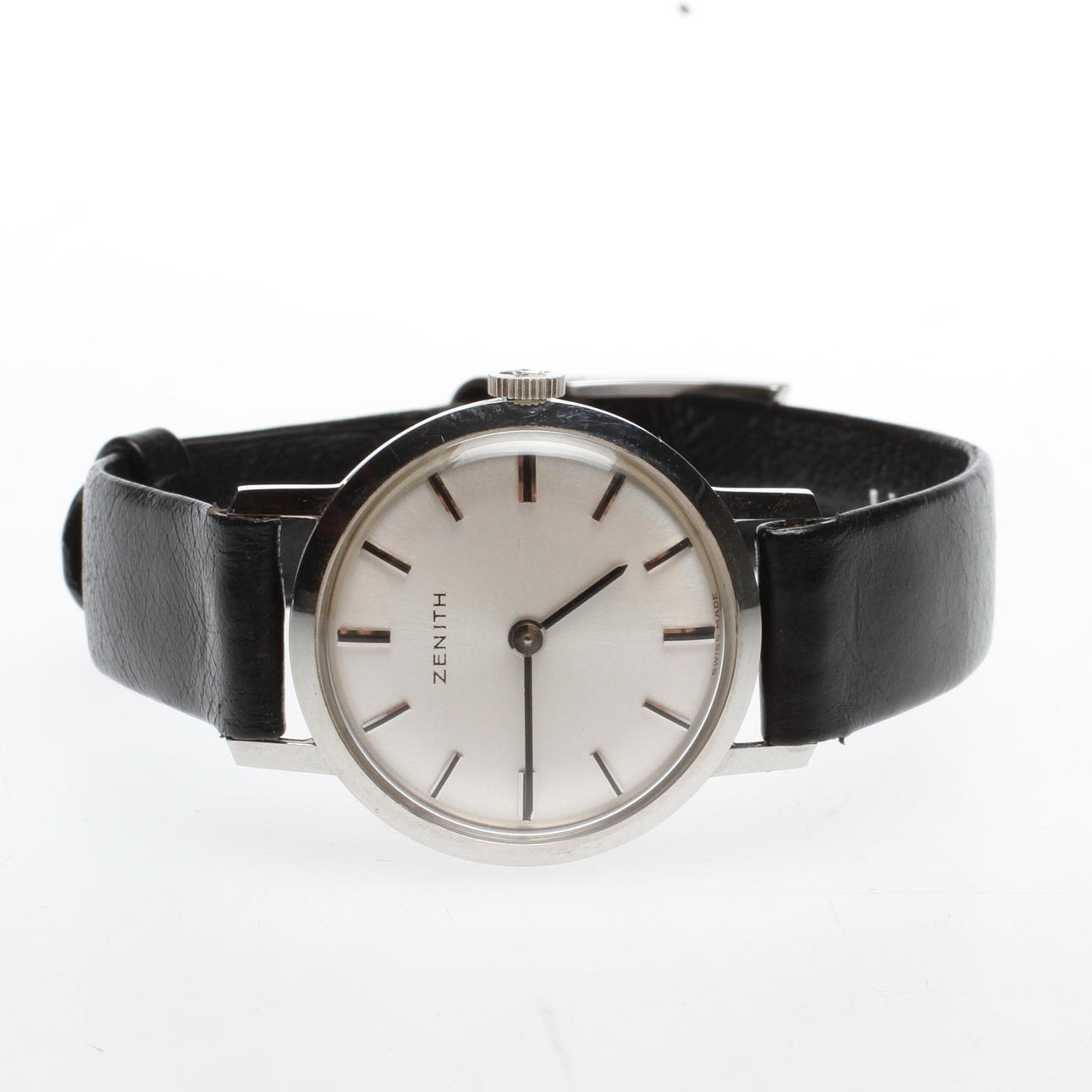 DAMARMBANDSUR, Zenith, mekanisk, stål.