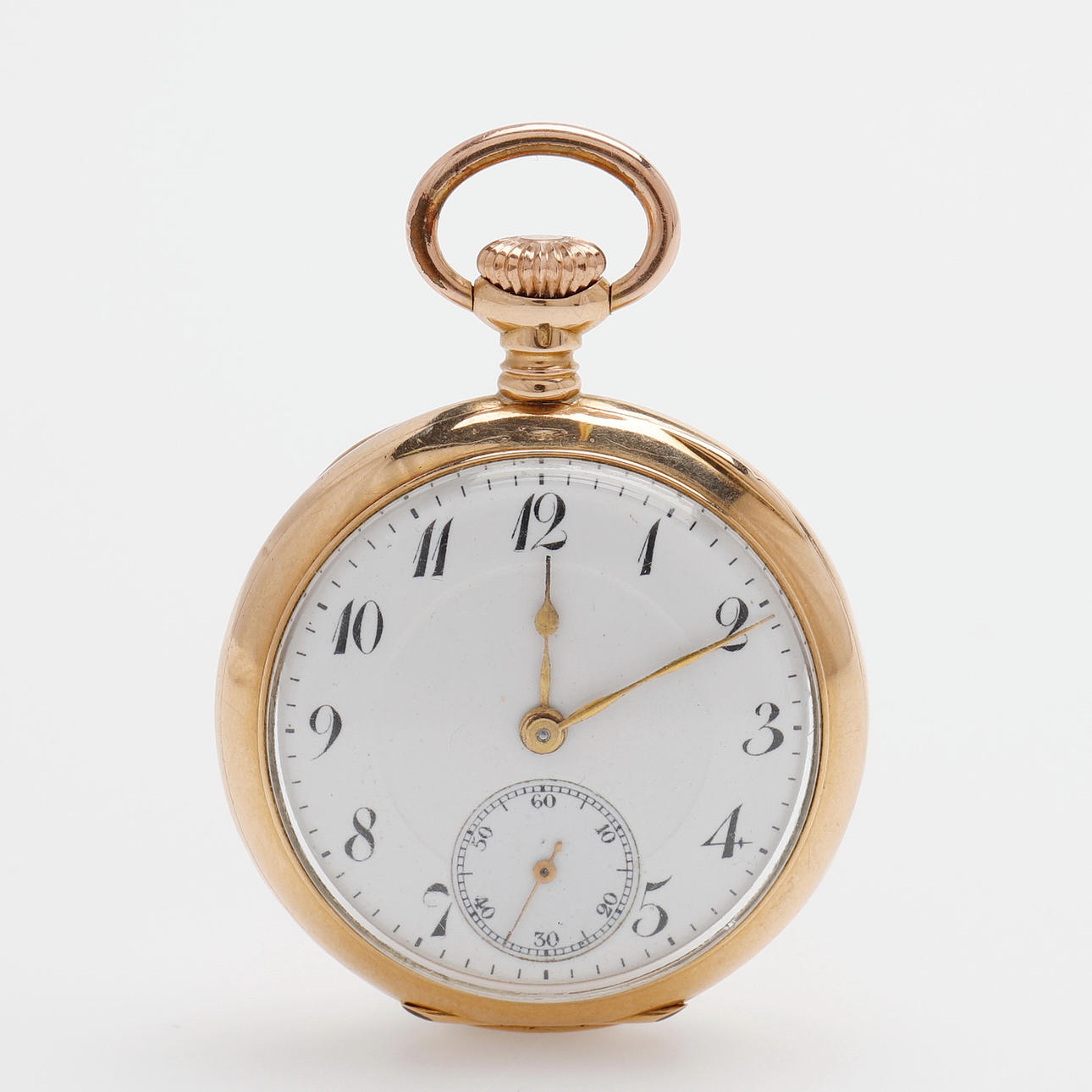 Taskukello, 18k kultaa, Zenith, kruununprovisio. 34,2 g.