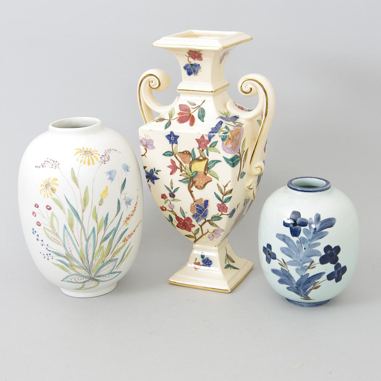 VASER, 3 stycken, porslin, Rörstrand.