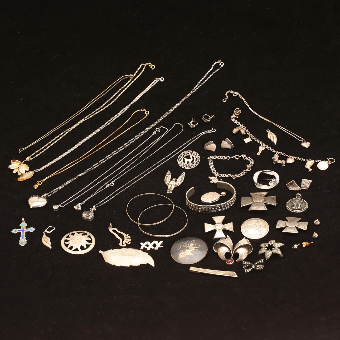 SONSTIGER SCHMUCK, Silber.