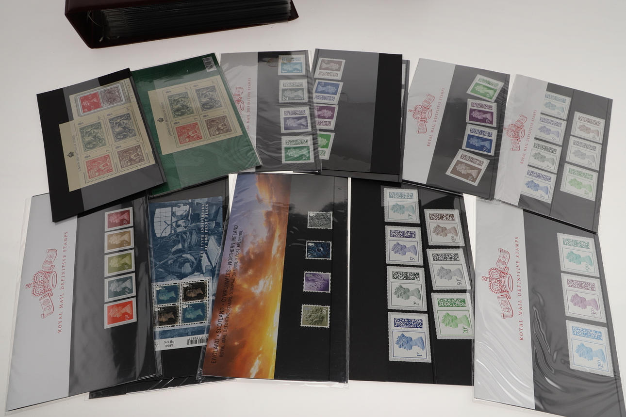 PRESENTATION STAMP PACKS, STAMP BOOKLETS & OTHER ITEMS. Coins, Medals
