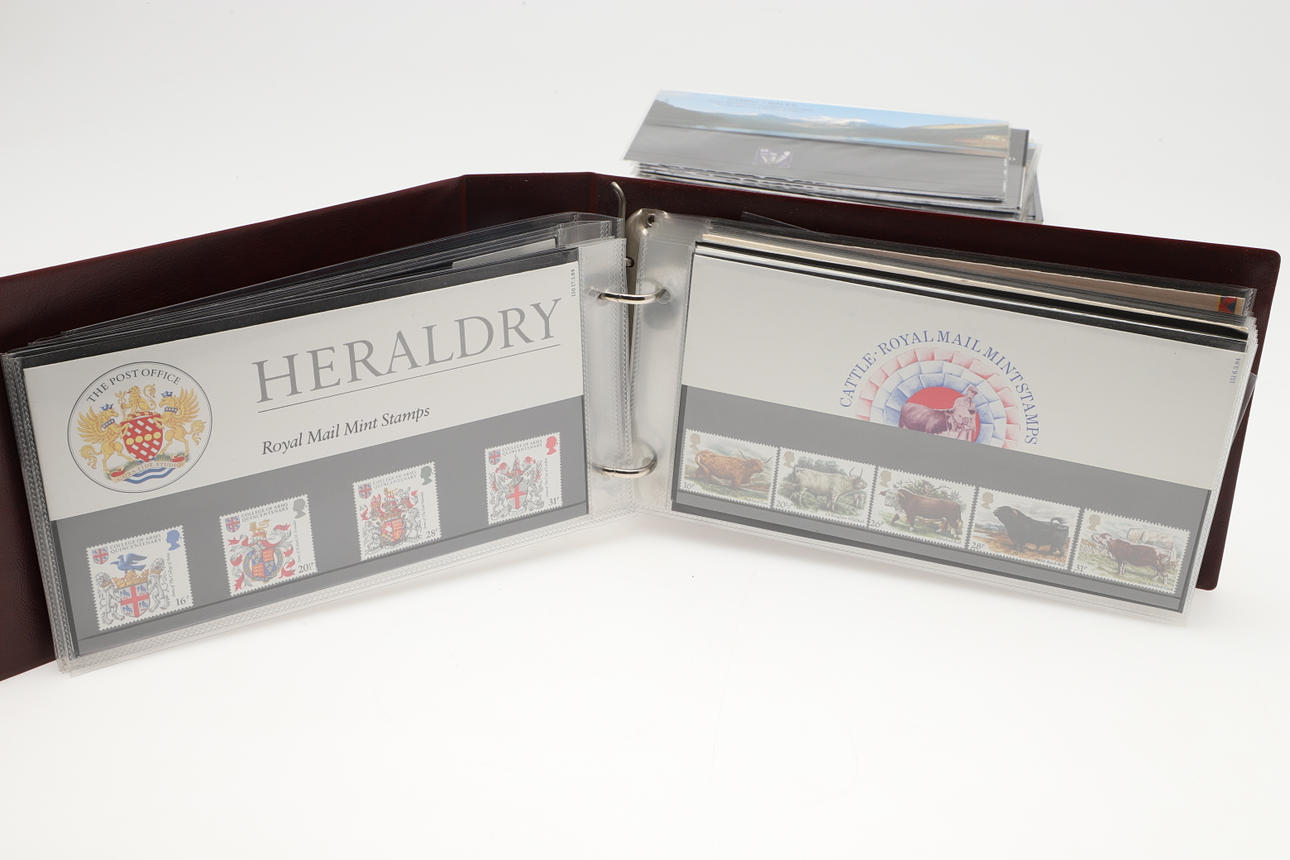 PRESENTATION STAMP PACKS, STAMP BOOKLETS & OTHER ITEMS. Coins, Medals