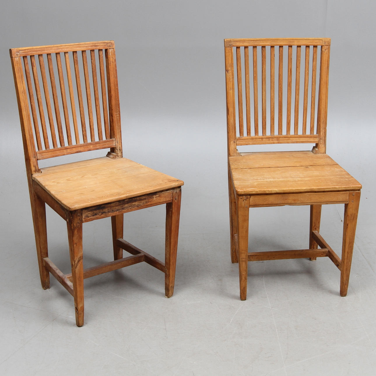 STOLAR, 1 par, allmoge, 1800-tal.