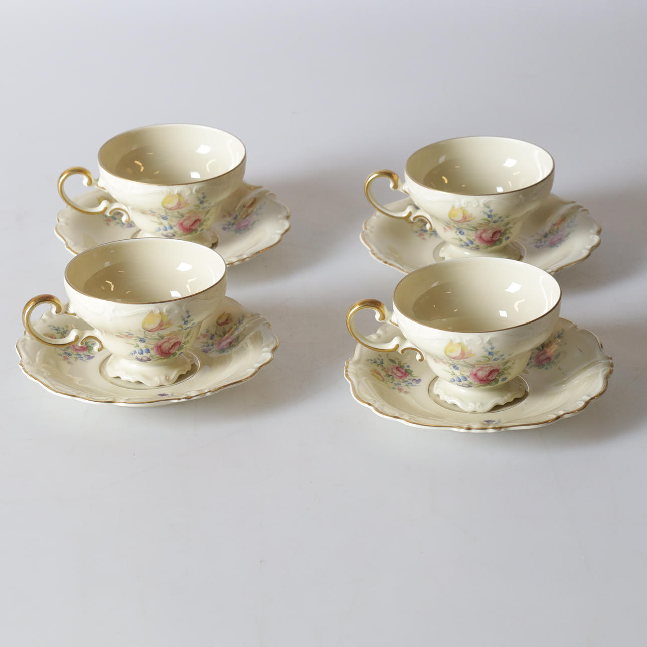 16 Geschirrteile 'Pompadour', Rosenthal, Deutschland.