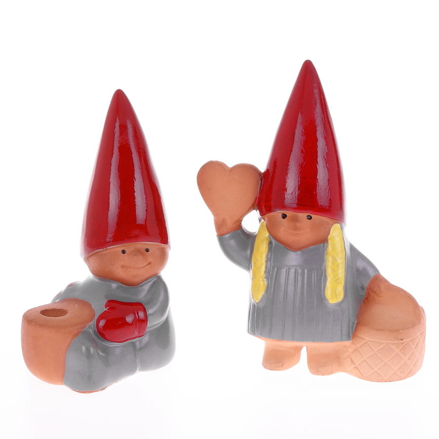 TOMTAR, ljusstakar 2 st, design Lisa Larson.