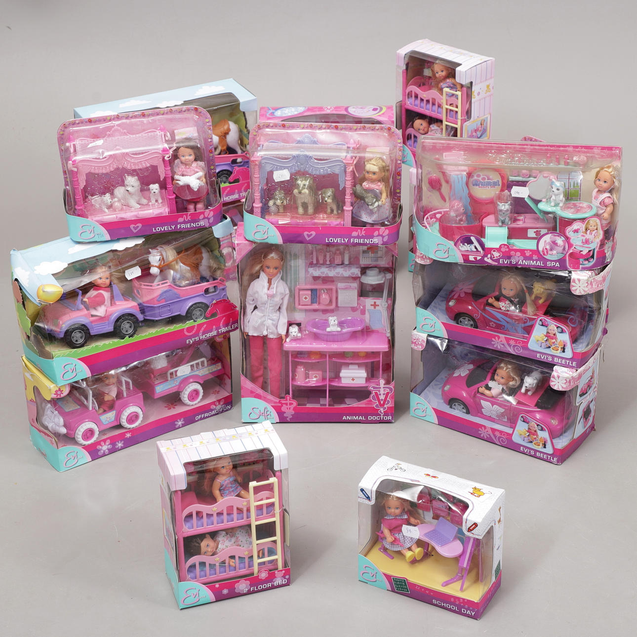Set De Muñecas Evi Love Con Litera Y Accesorios – 2 Muñecas En Pijama, Camas, Almohadas Y Colchas