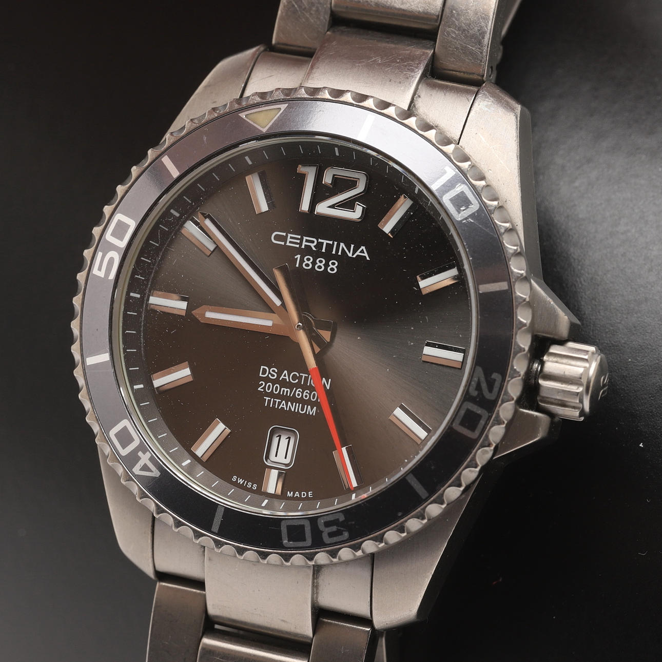 WRISTWATCH, steel, Certina DS Action.