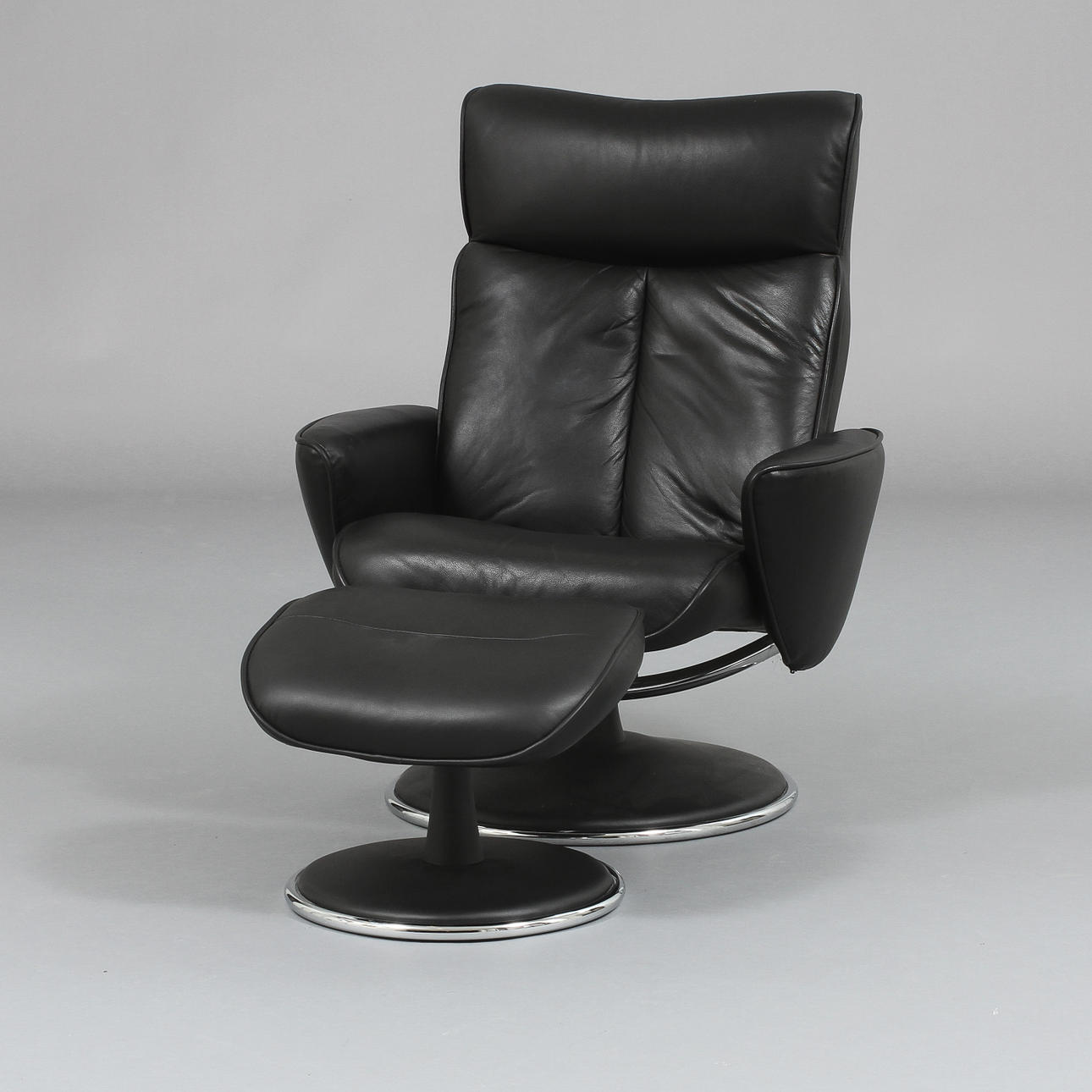 FÅTÖLJ MED FOTPALL, Ripasso/Kastrup Large.