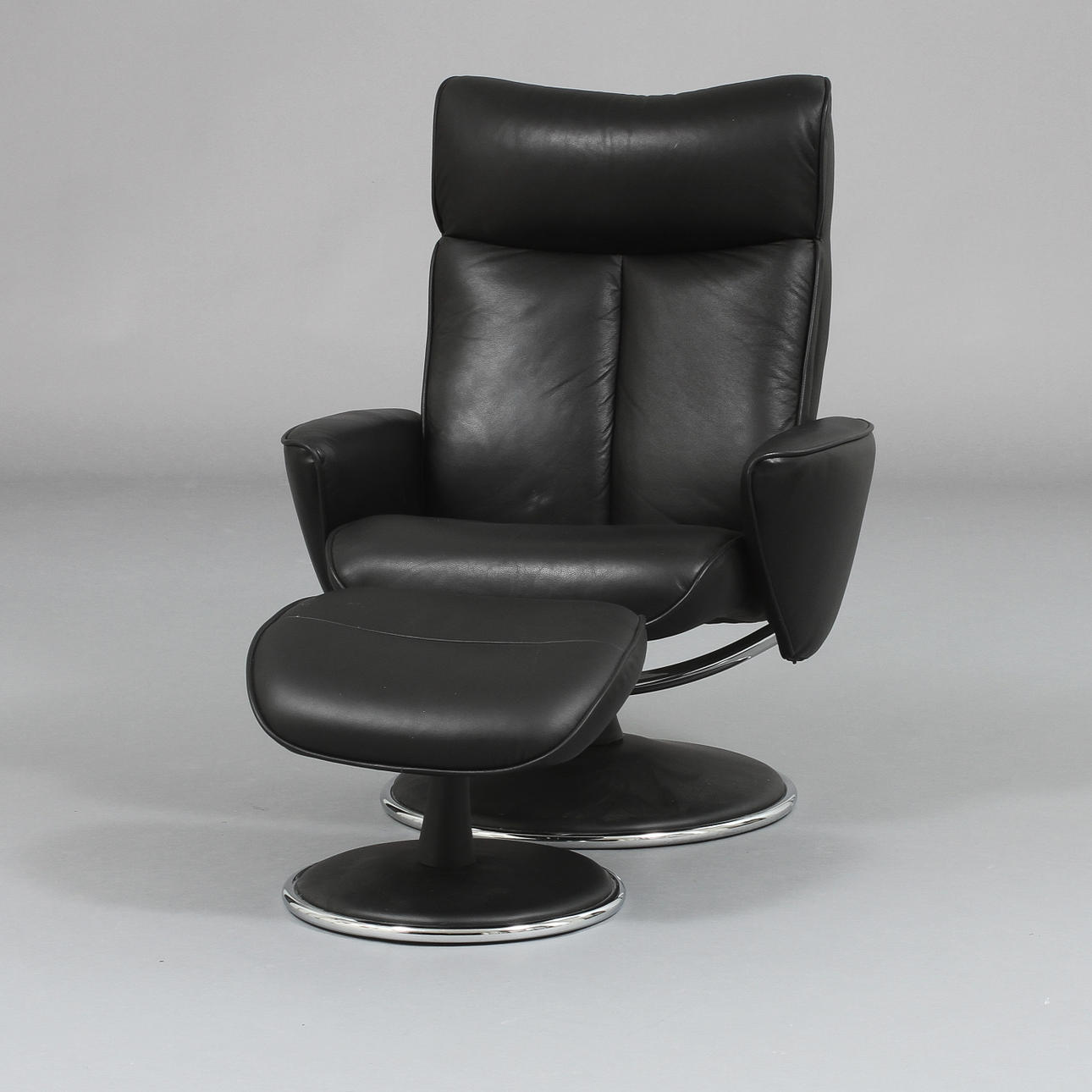 FÅTÖLJ MED FOTPALL, Ripasso/Kastrup Large.