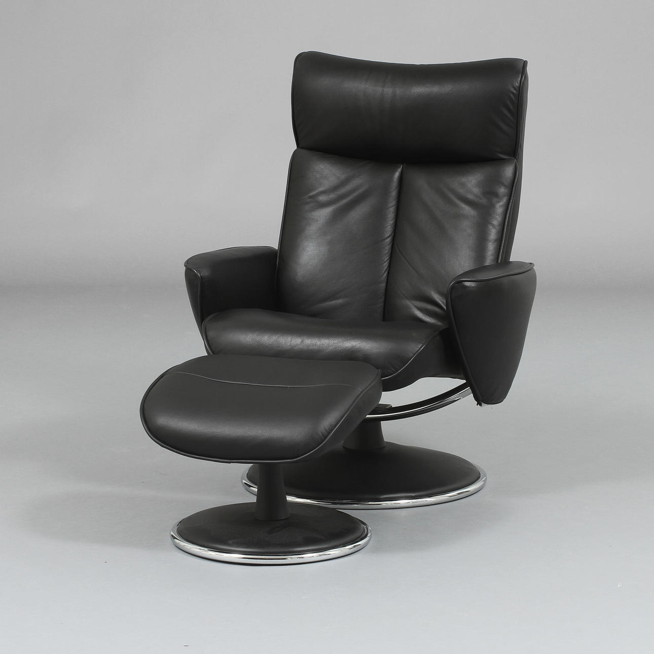 FÅTÖLJ MED FOTPALL, Ripasso/Kastrup Large.