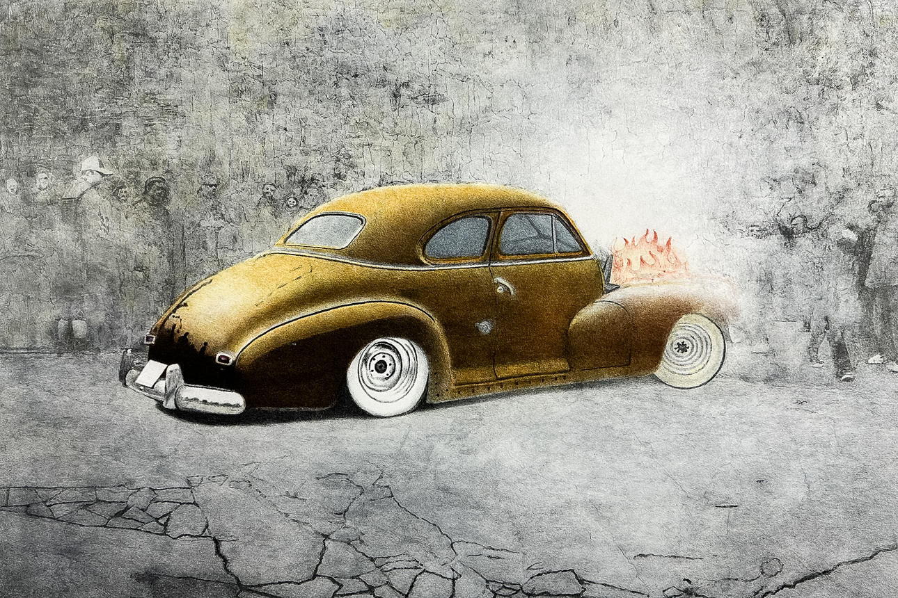 JOHN-ERIK FRANZÉN. LITHOGRAPH IN COLOURS, signed, dated 2014.