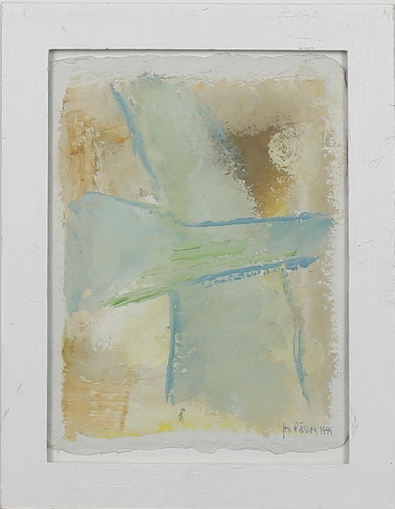 JON PÄRSSON. "Stillhetens rörelse" Akvarell, signerad och daterad 1999.