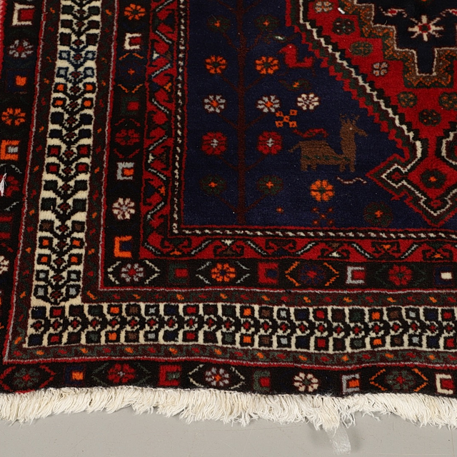 AN AFSHAR RUG, SIRJAN DISTRICT.