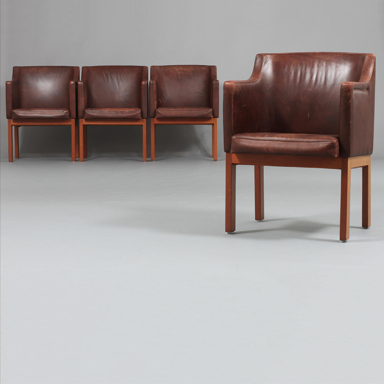 KARMSTOLAR, 4 st, Klaessons möbler, 1900-tal.