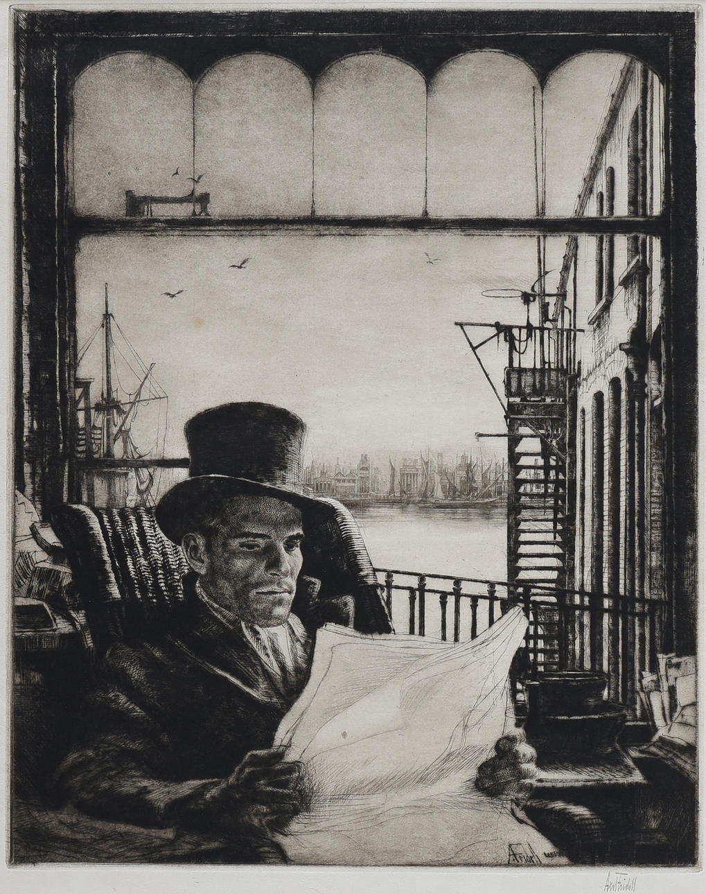 AXEL FRIDELL. MR SIMMONS (TIDNINGSLÄSAREN).