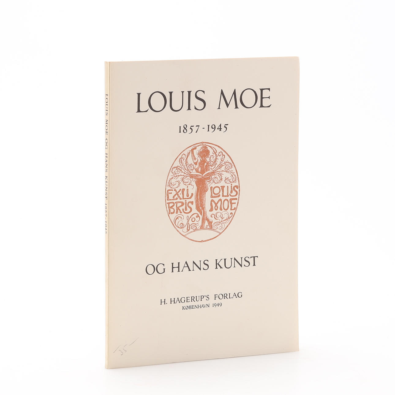 LOUIS MOE 1857-1945 OG HANS KUNST WITH TWO COLOURED ORIGINAL ETCHINGS SIGNED AND DATED IN THE PLATE.