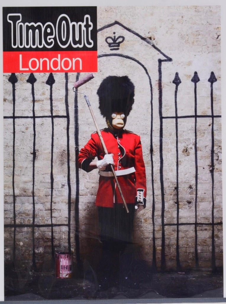 BANKSY. Juliste, offset, Time out Lontoo.