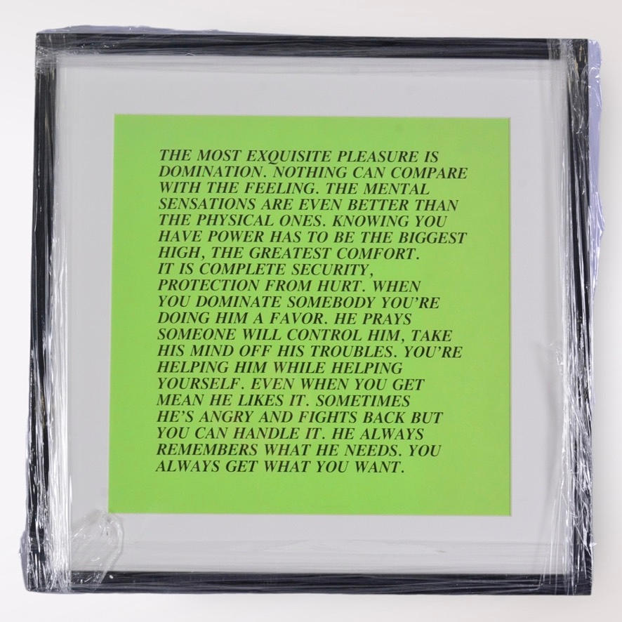 JENNY HOLZER. Inflammatory essays 1. 1982.