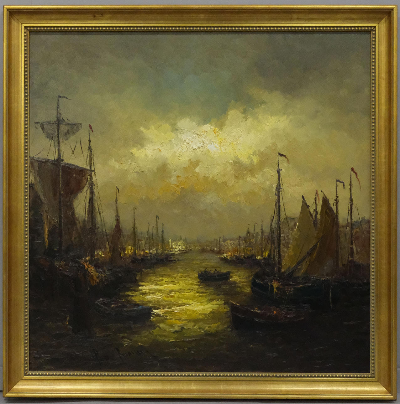 PETER BROUWER. OIL ON CANVAS.