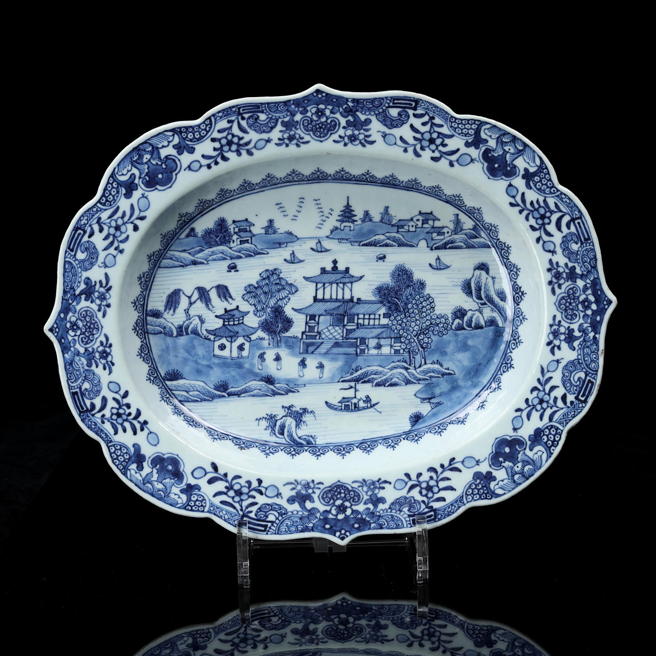 FAT, porslin, Kina, 1800-tal.