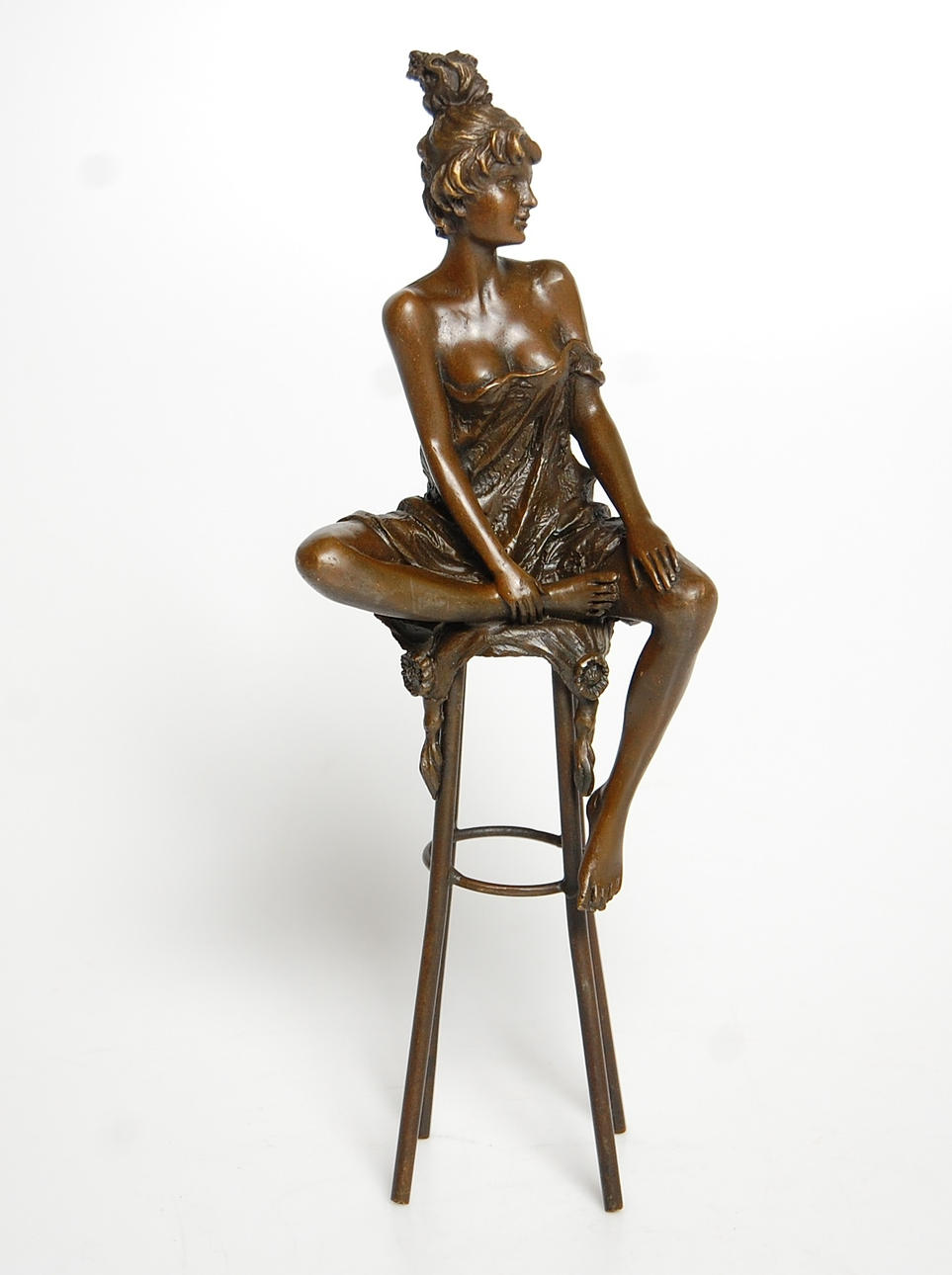 PIERRE COLLINET. EFTER. skulptur, brons, nutida.