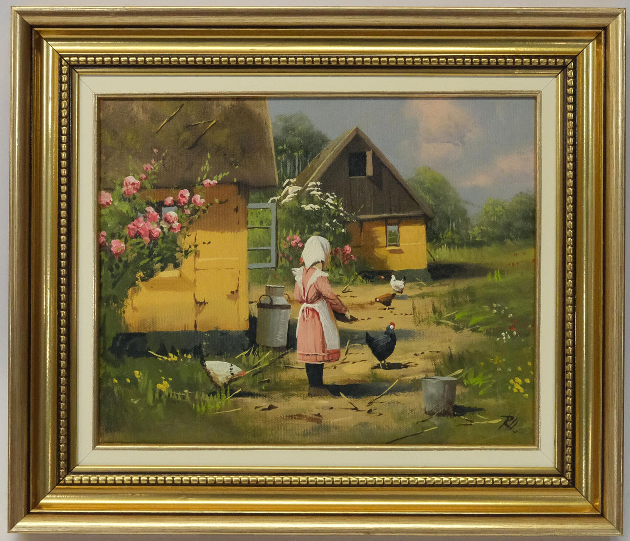 ROALD HANSEN. OIL ON CANVAS.