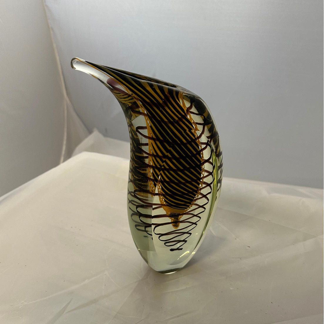 STANISLAV LIBENSKY. TRÄNENVASE AUS GLAS.