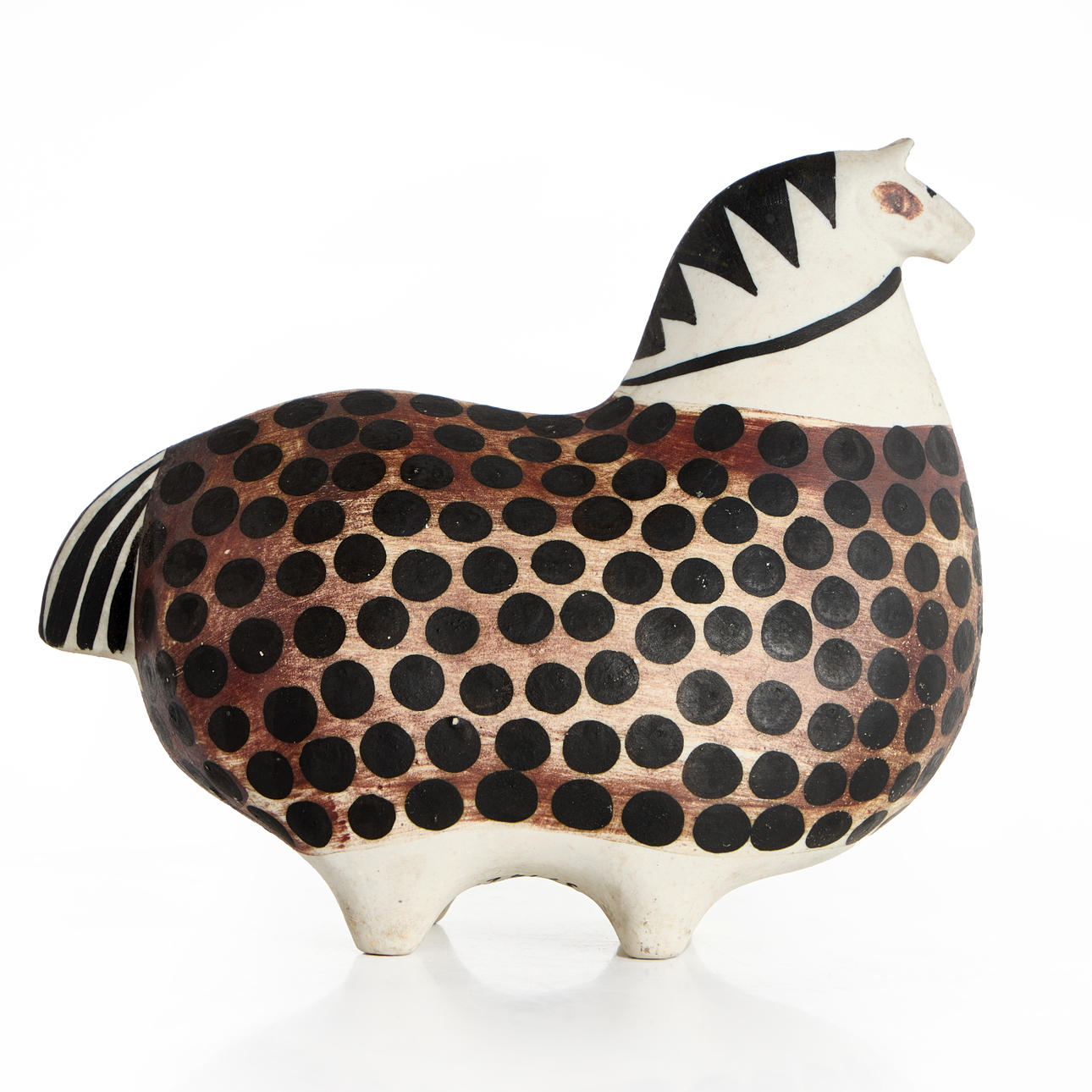 STIG LINDBERG. Figurine “Springare”, stoneware, Gustavsberg