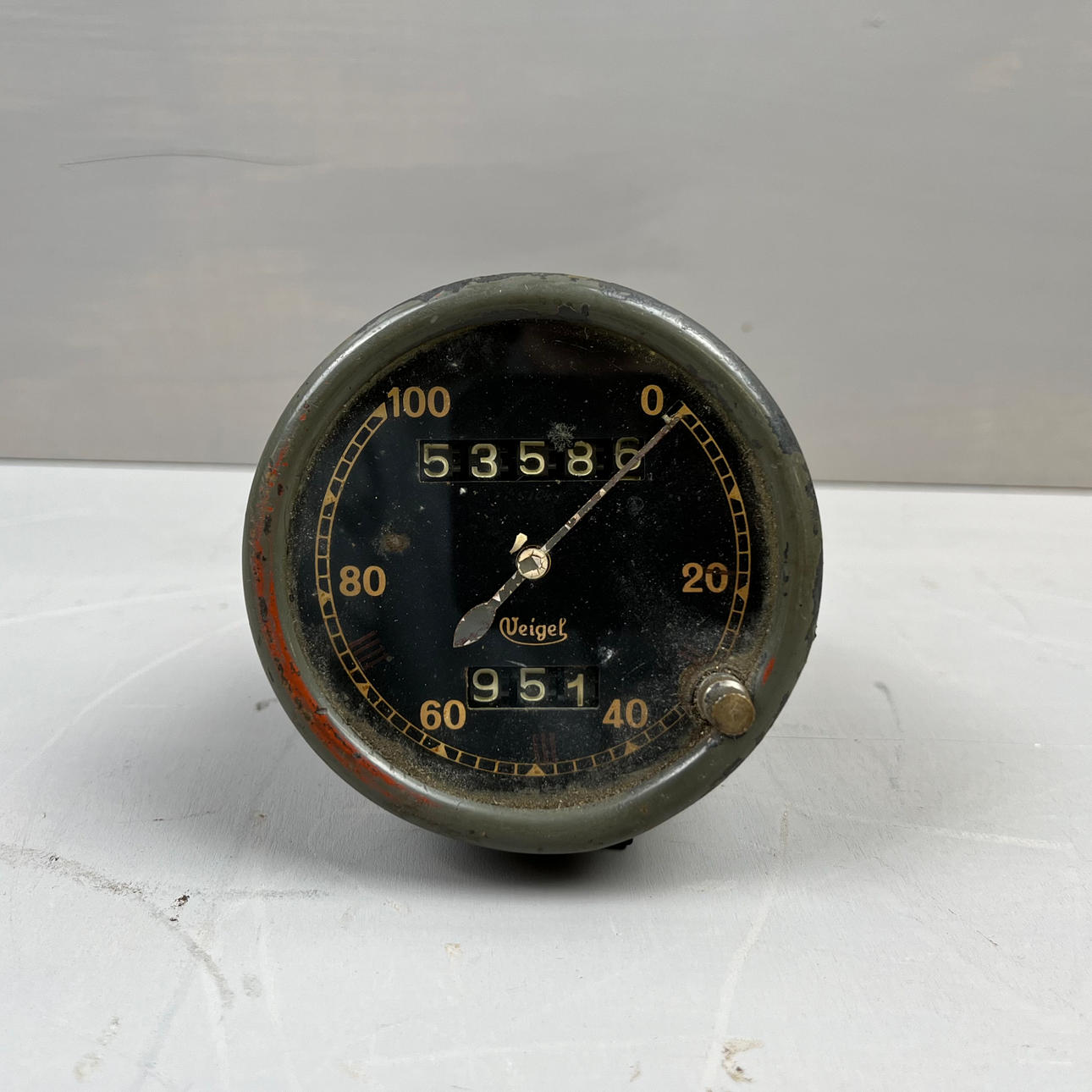 Tachometer, Veigel, markiert BMW, 1930er/40er Jahre.