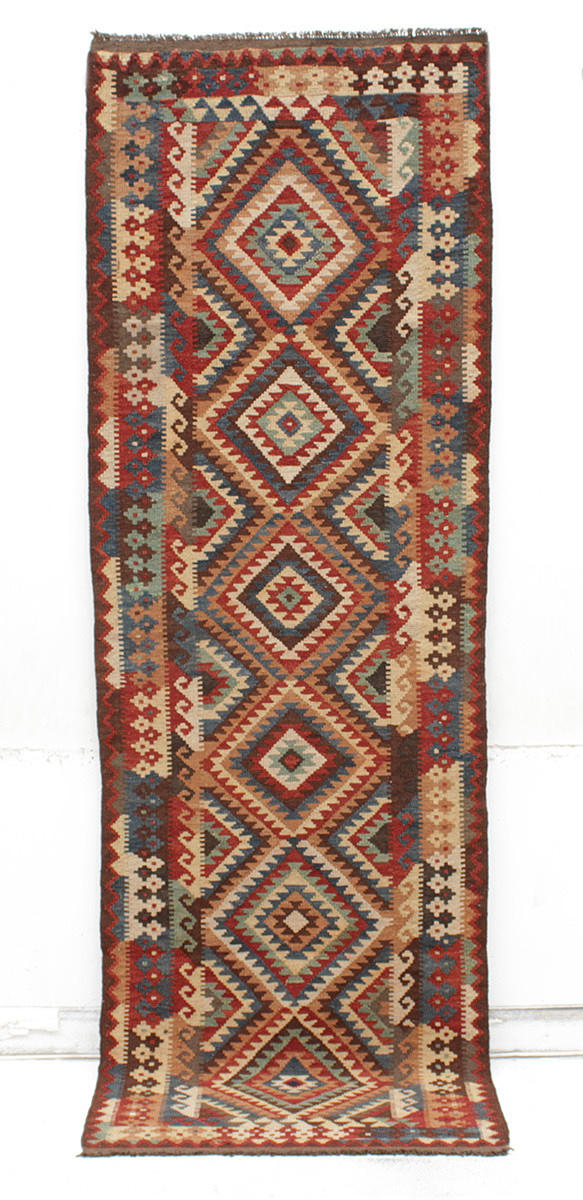 MATTA, Orientalisk, Kelim, Uzbak, gallerimodell, 270 x 88 cm.