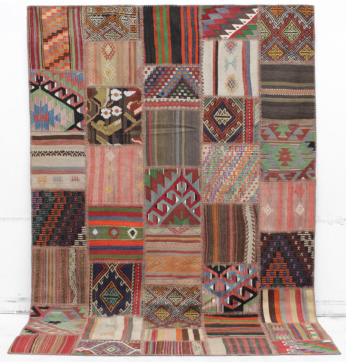 MATTA, Orientalisk, Kelim Patchwork, 300 x 214 cm.