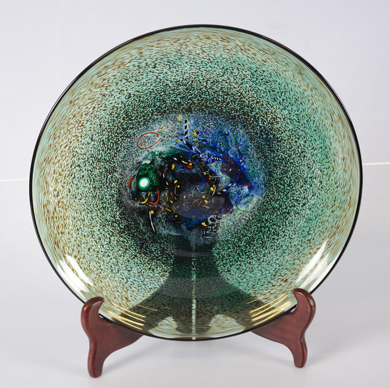 BERTIL VALLIEN. Fat, Meteor, konstglas, Kosta Boda.