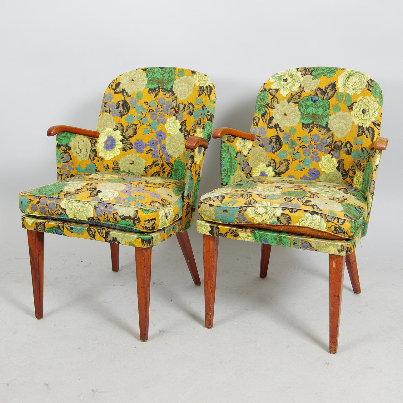 KARMSTOLAR, 1 par, 1900-talets mitt.