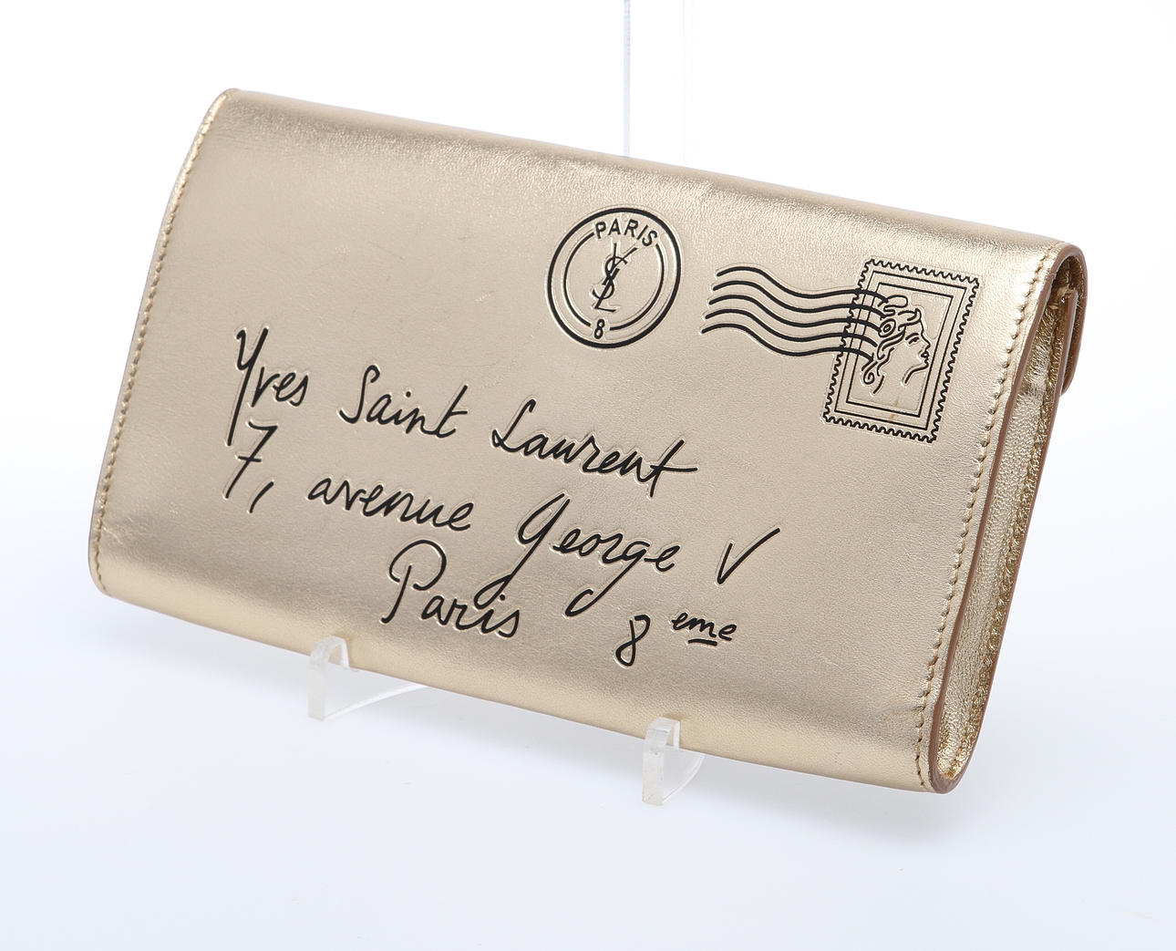 CLUTCH, "Y-mail clutch", Yves Saint Laurent.