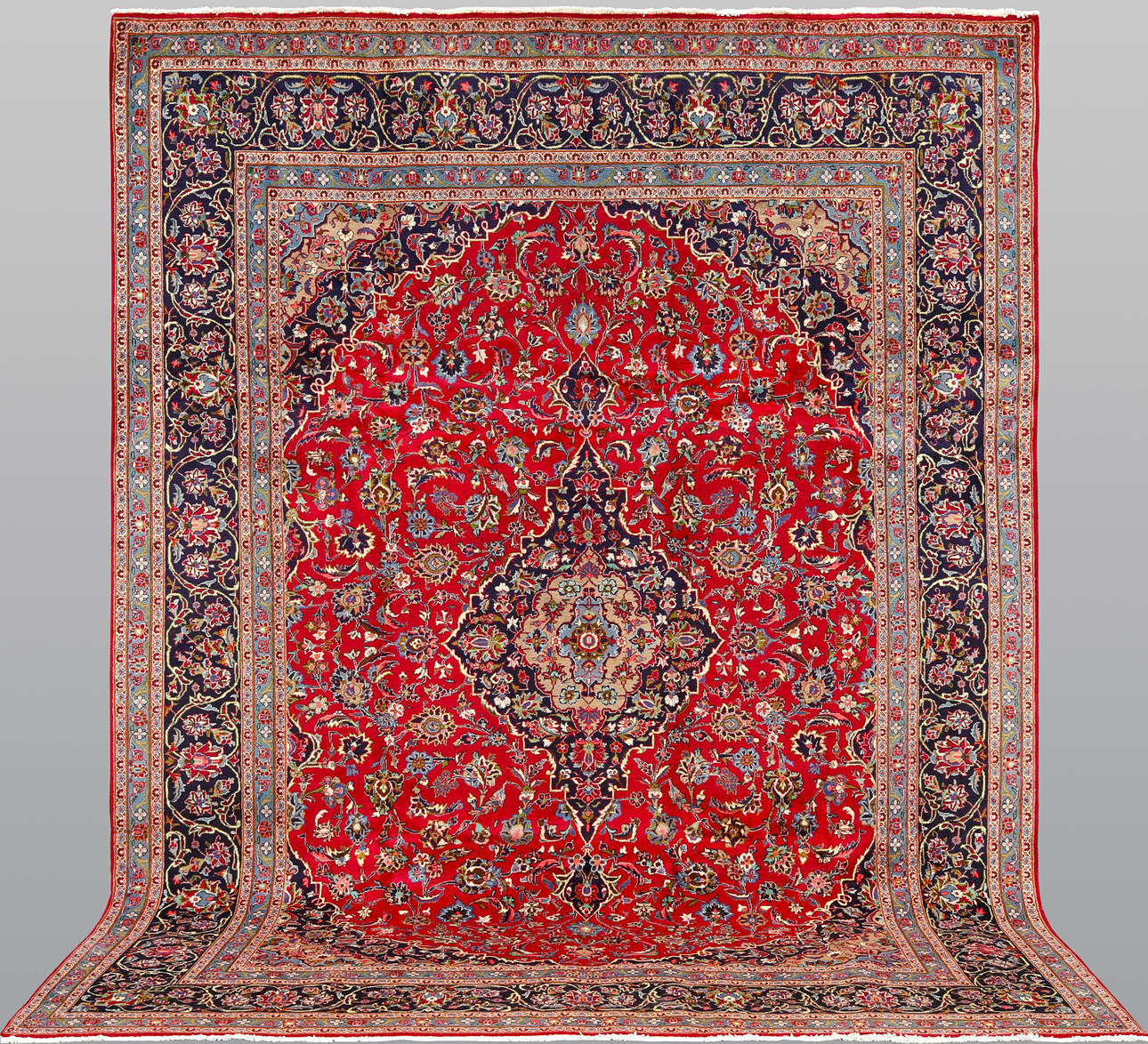 ORIENTTEPPICH, Maschenmuster, 395 x 300 cm.