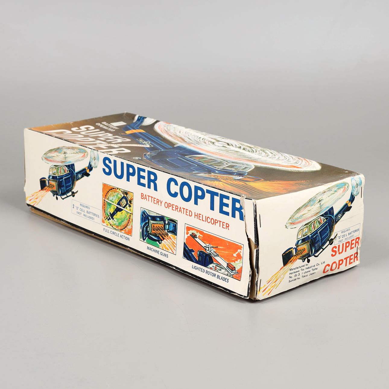 TOY HELICOPTER, Super Copter, plastic, Horikawa Toy, Japan
