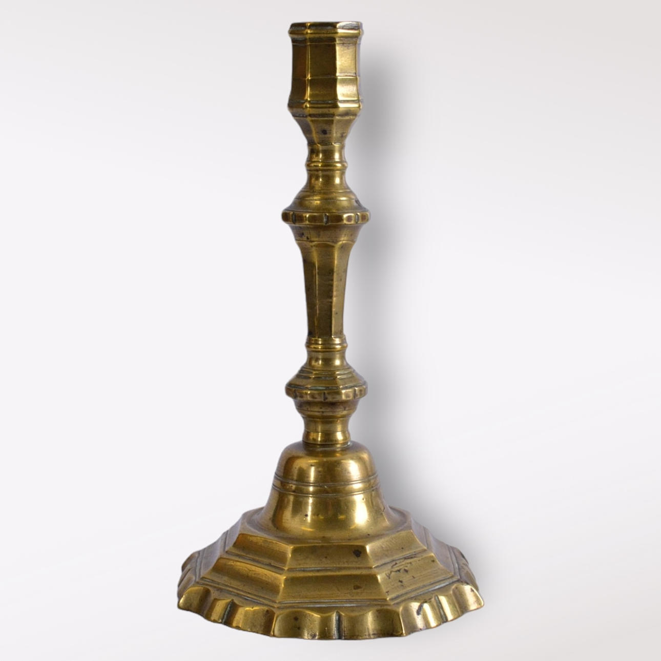 CANDELERO, bronce, siglo XVIII.