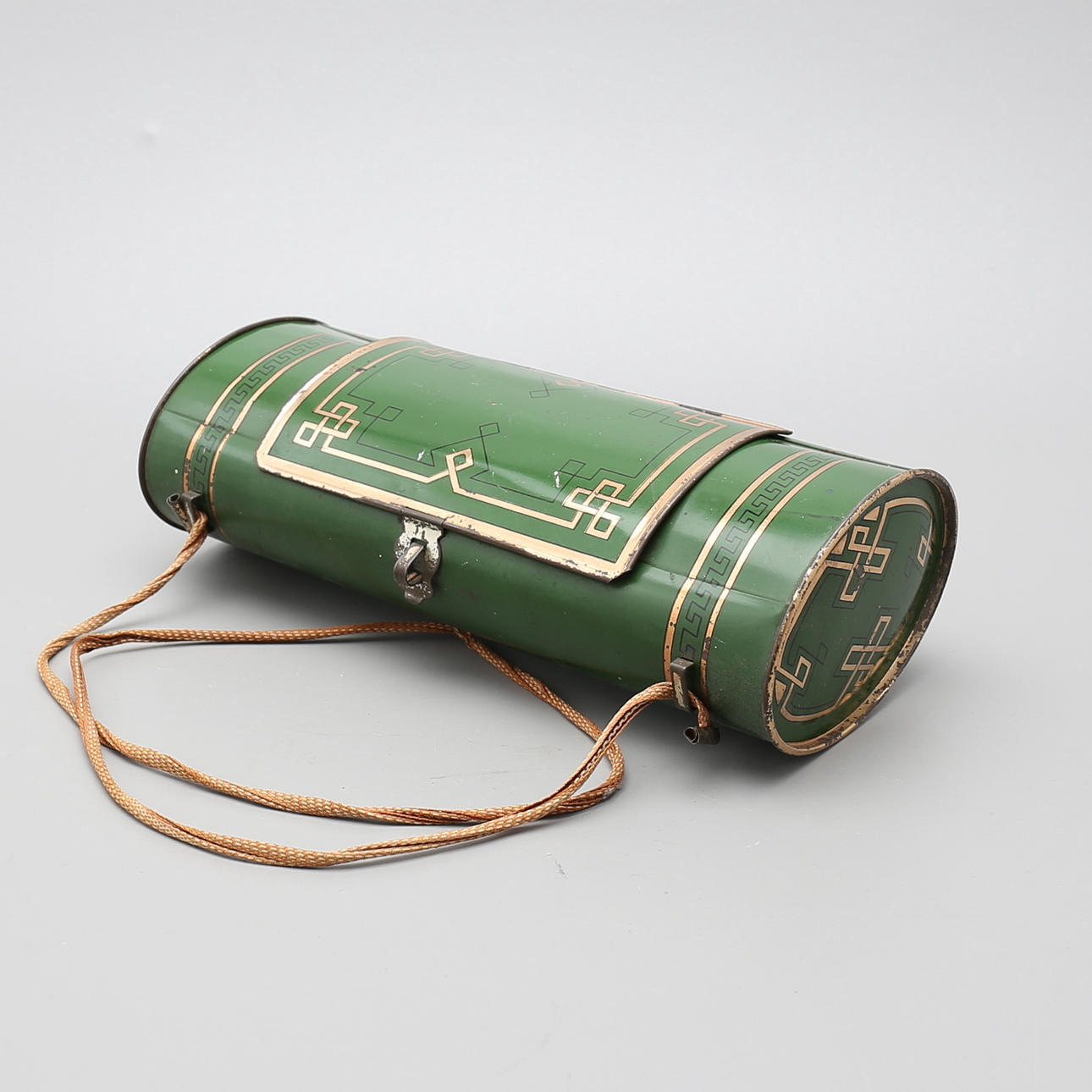 PLÅTVÄSKA/VÄXTBEHÅLLARE för herbarium, 1800/1900-tal.