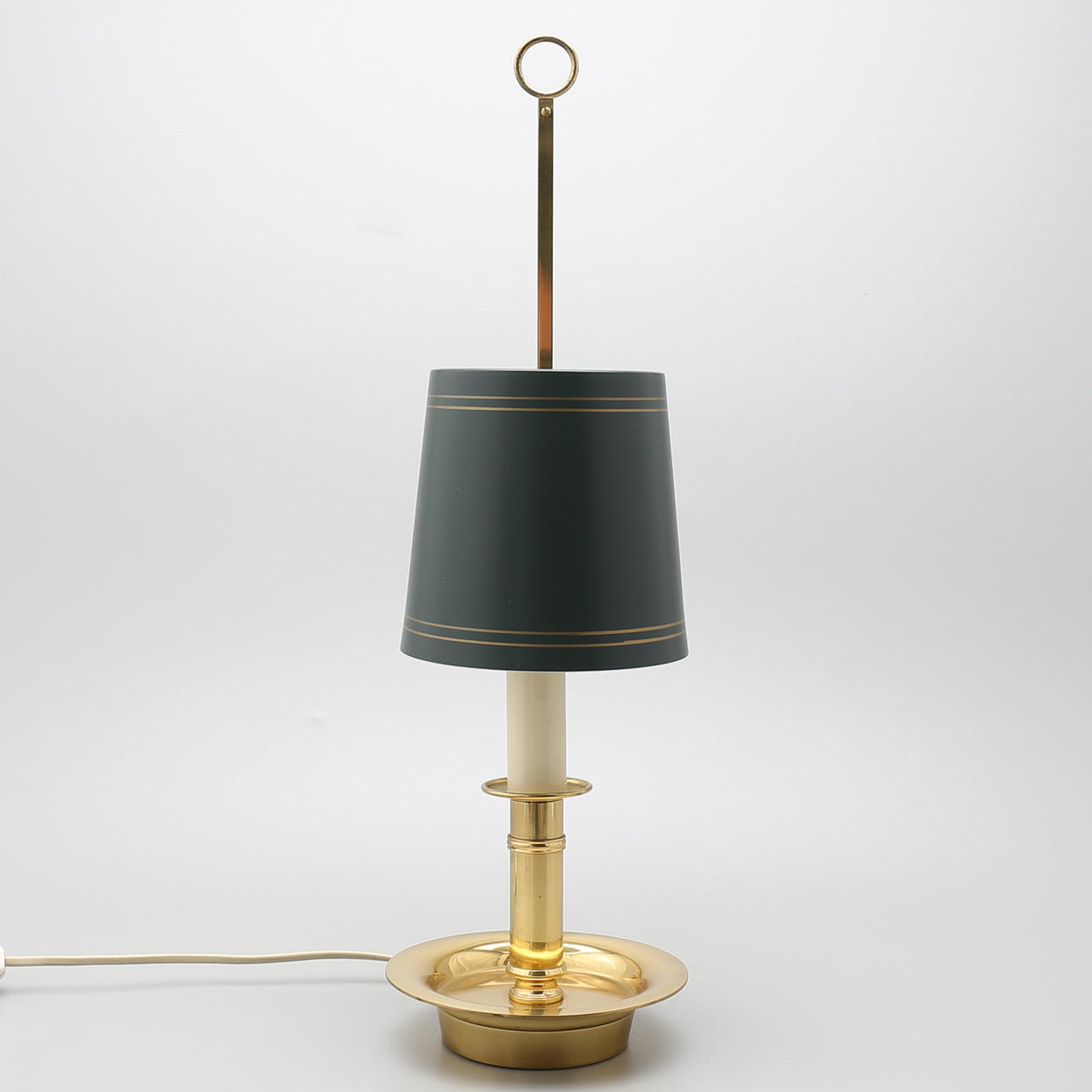 VÄGG/BORDSLAMPA, mässing, plåt, 1900-tal.